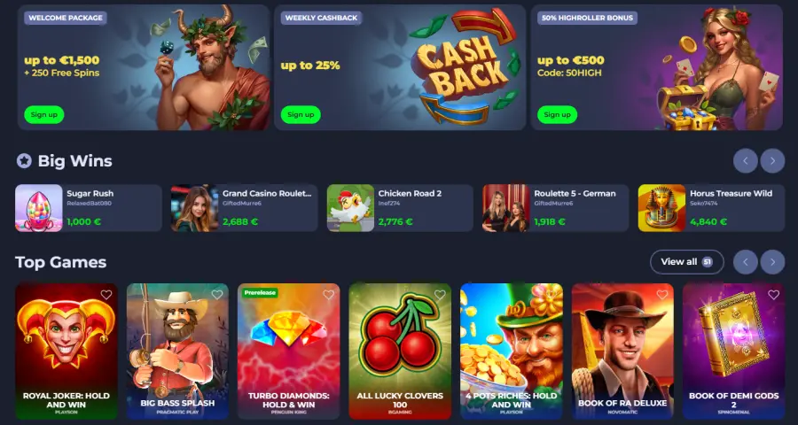 Fridayroll casino